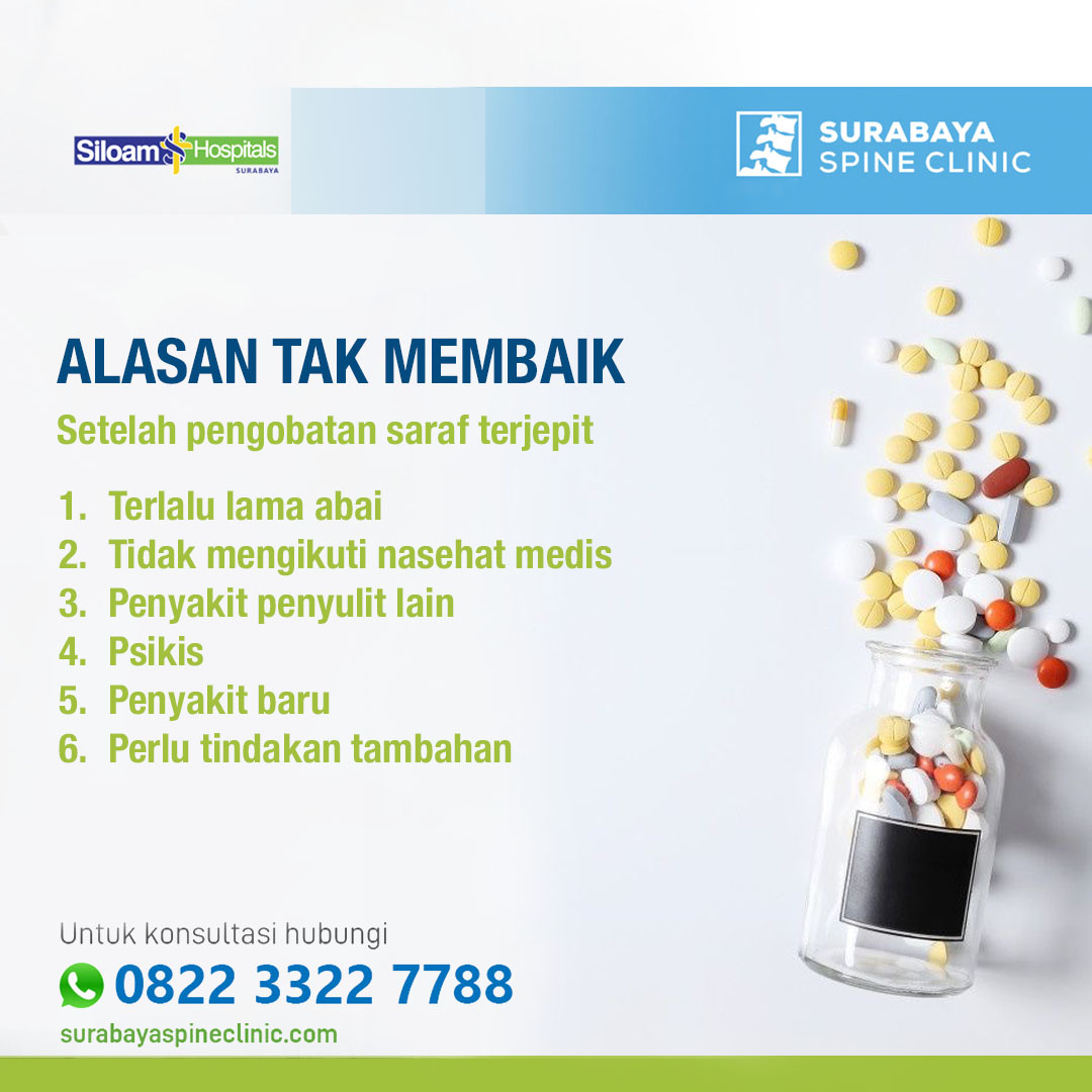 Alasan Pengobatan Saraf Kejepit Tak Kunjung Membaik 